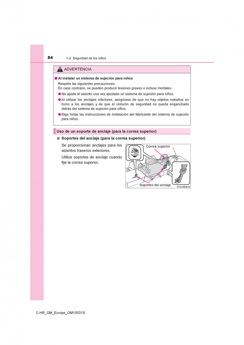 Toyota C HR manual del propietario / page 84