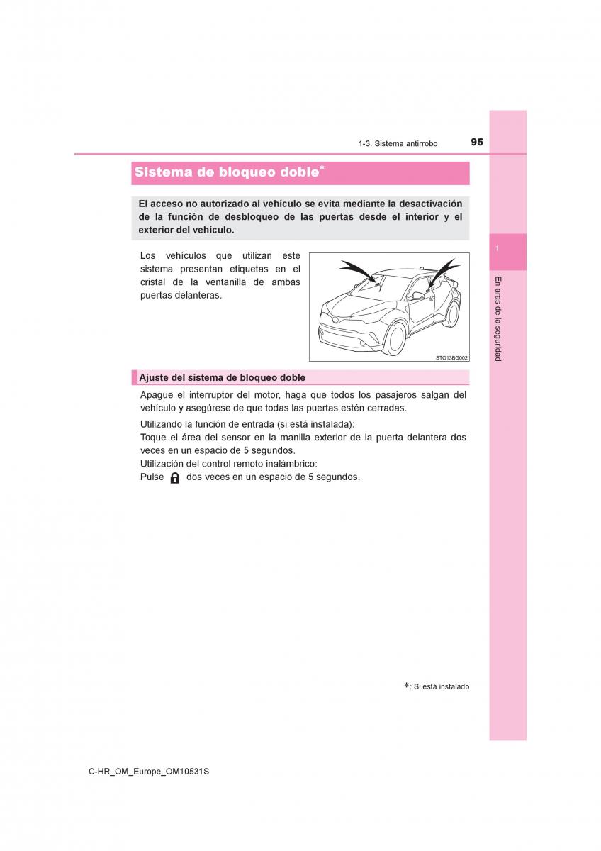 Toyota C HR manual del propietario / page 95