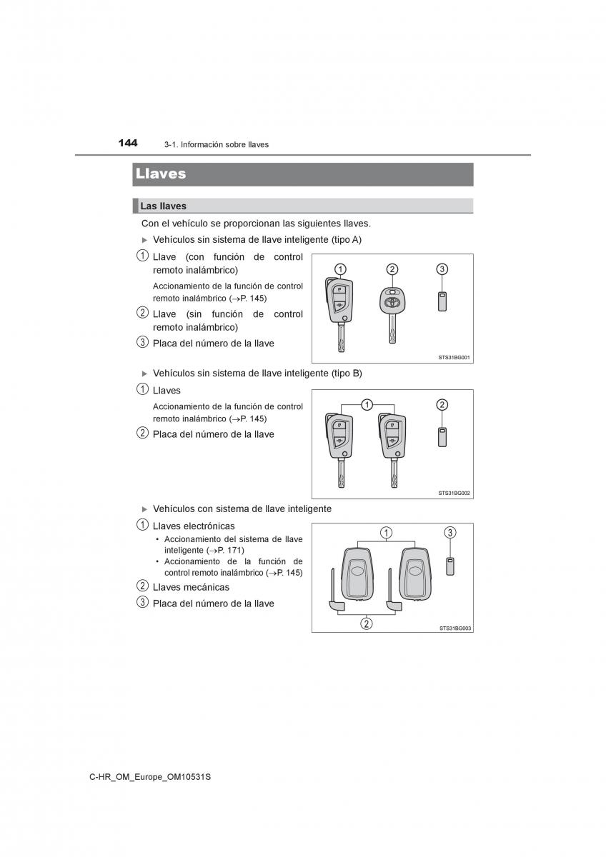 Toyota C HR manual del propietario / page 144