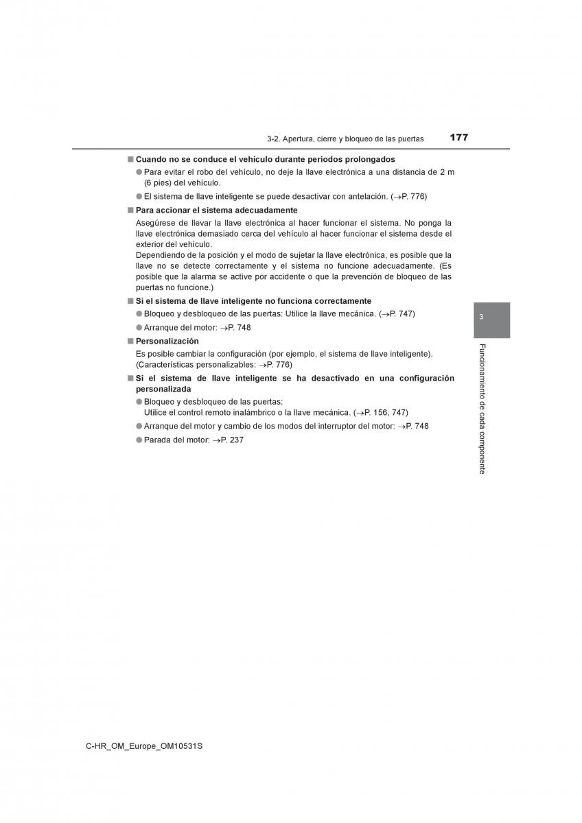 Toyota C HR manual del propietario / page 177