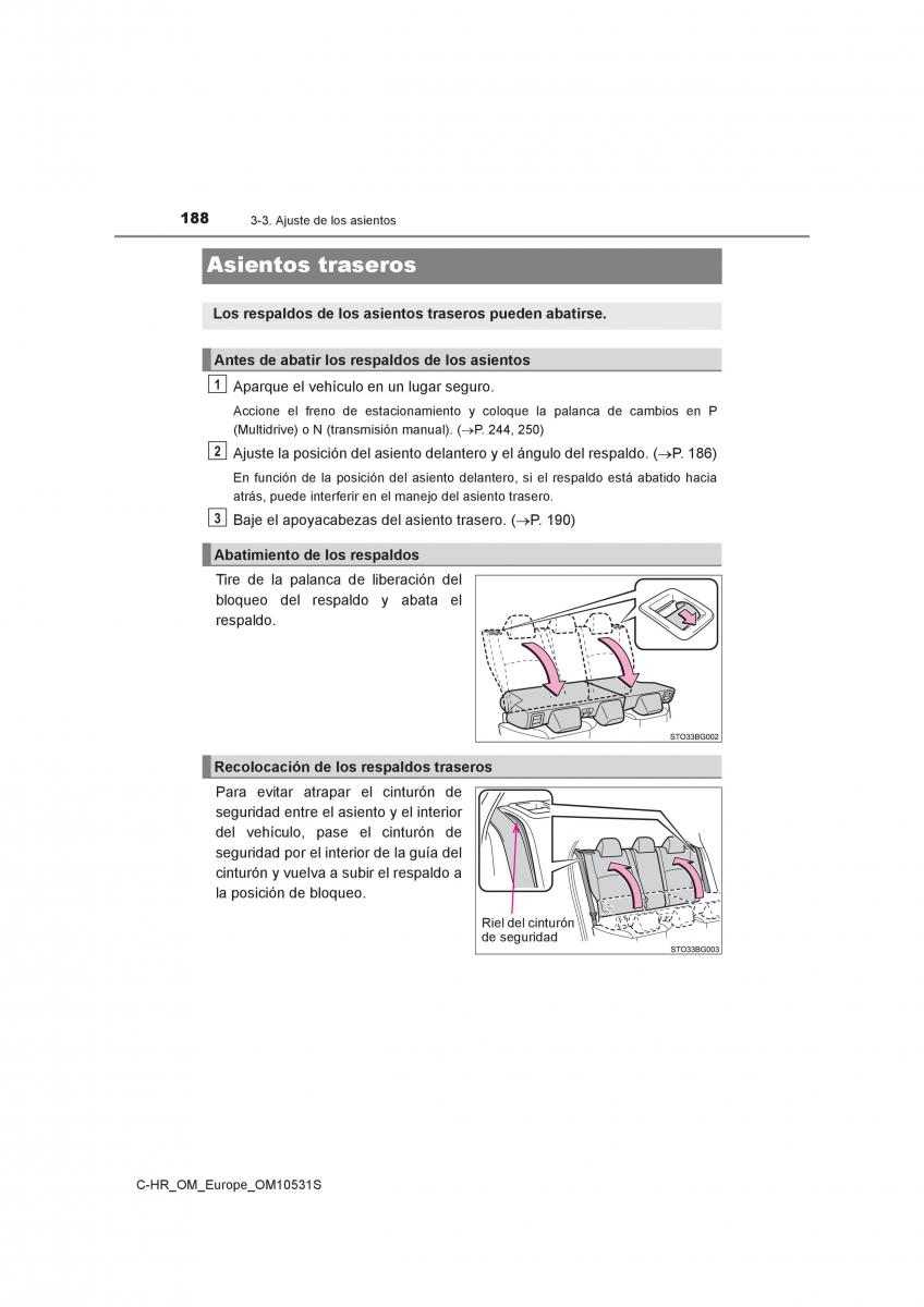 Toyota C HR manual del propietario / page 188