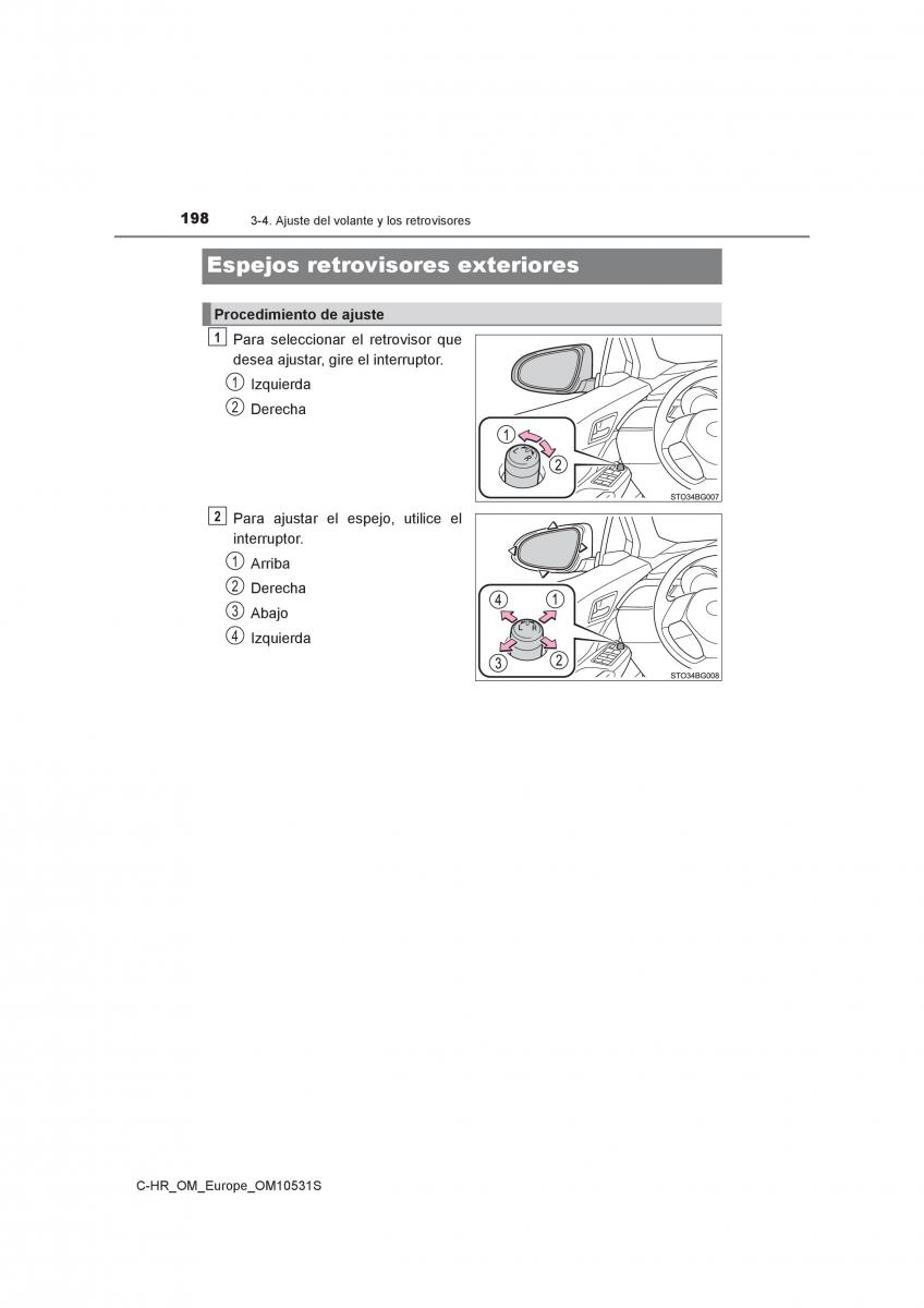 Toyota C HR manual del propietario / page 198