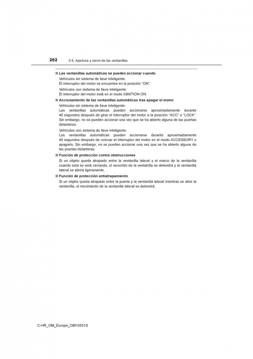 Toyota C HR manual del propietario / page 202