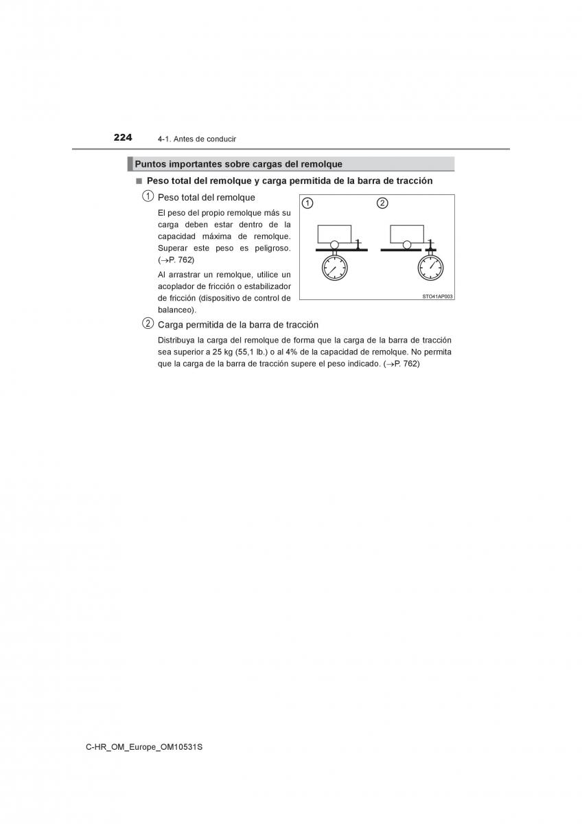 Toyota C HR manual del propietario / page 224