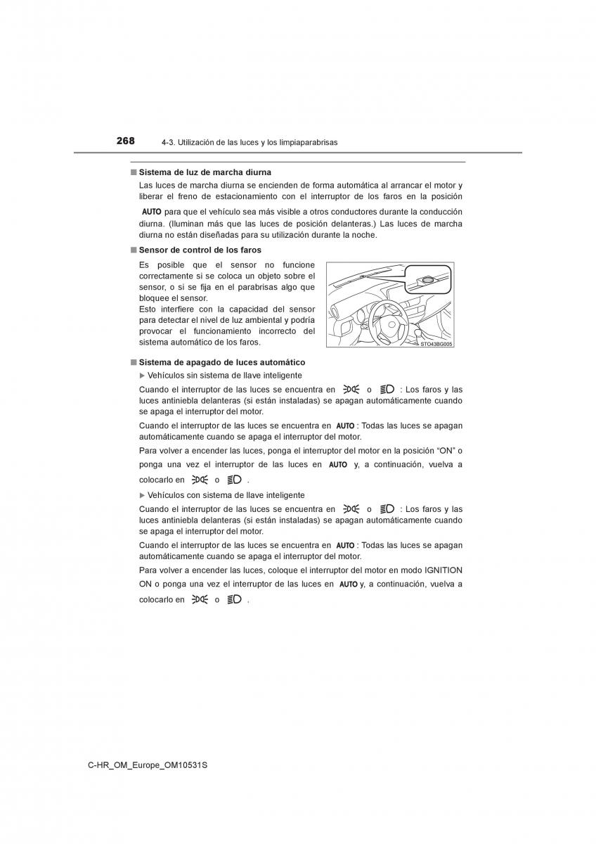 Toyota C HR manual del propietario / page 268