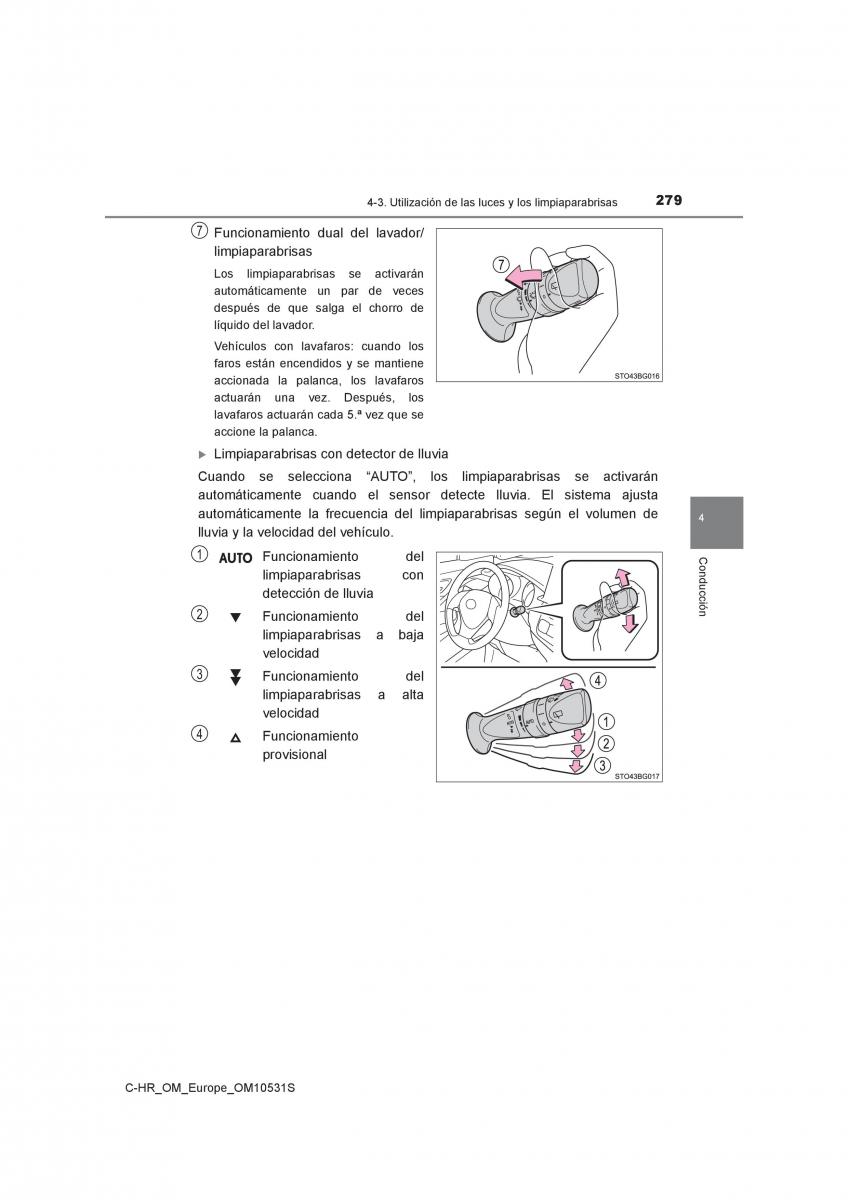 Toyota C HR manual del propietario / page 279