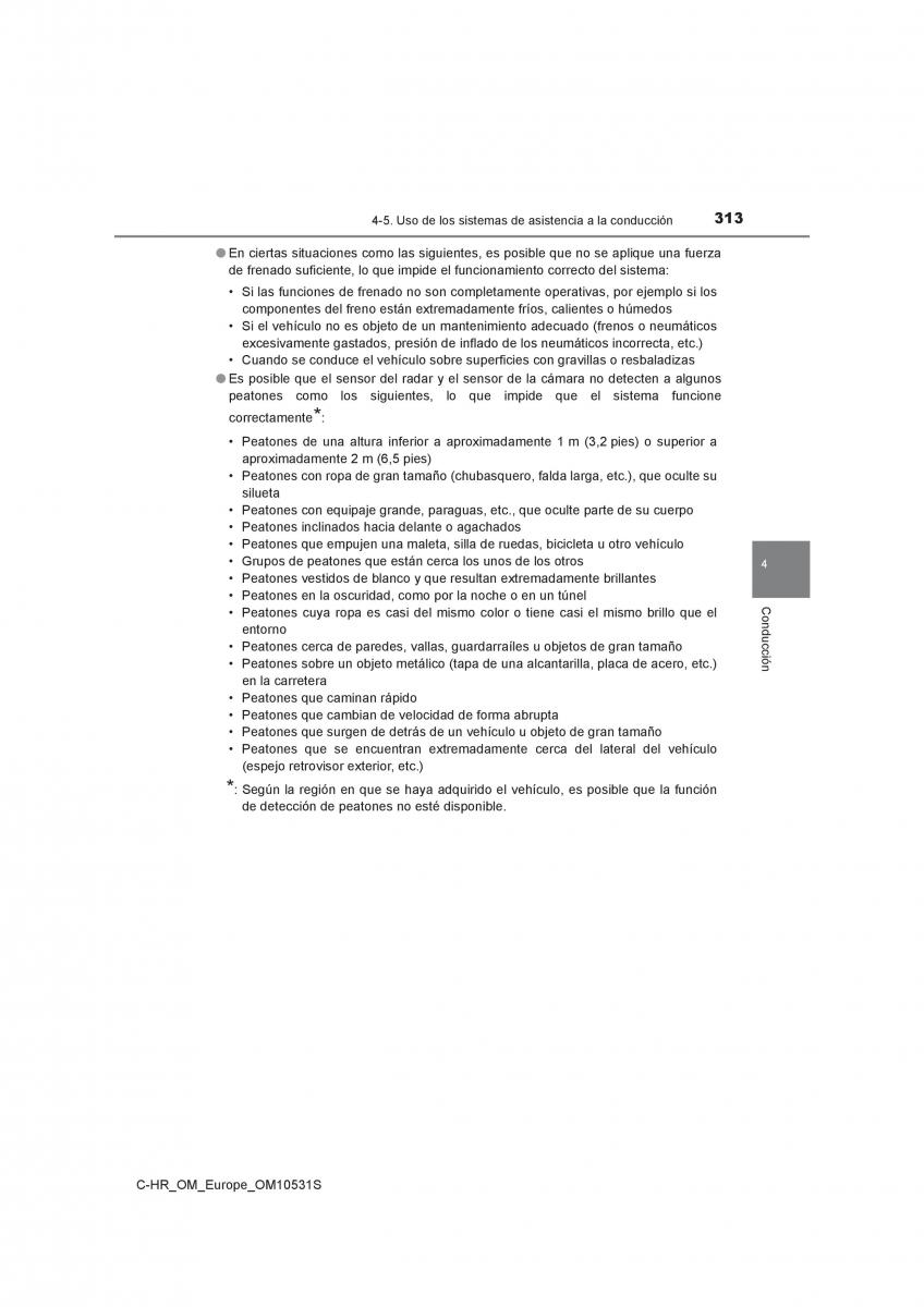 Toyota C HR manual del propietario / page 313