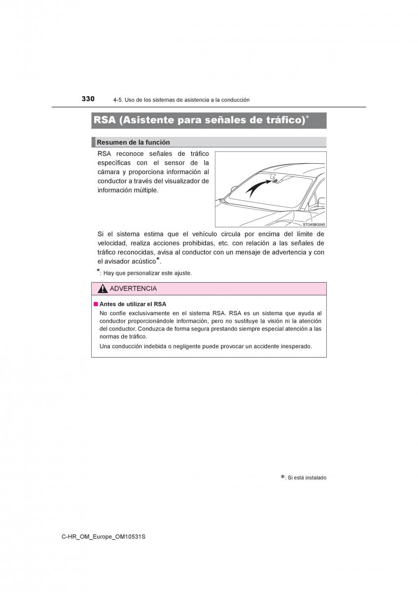 Toyota C HR manual del propietario / page 330