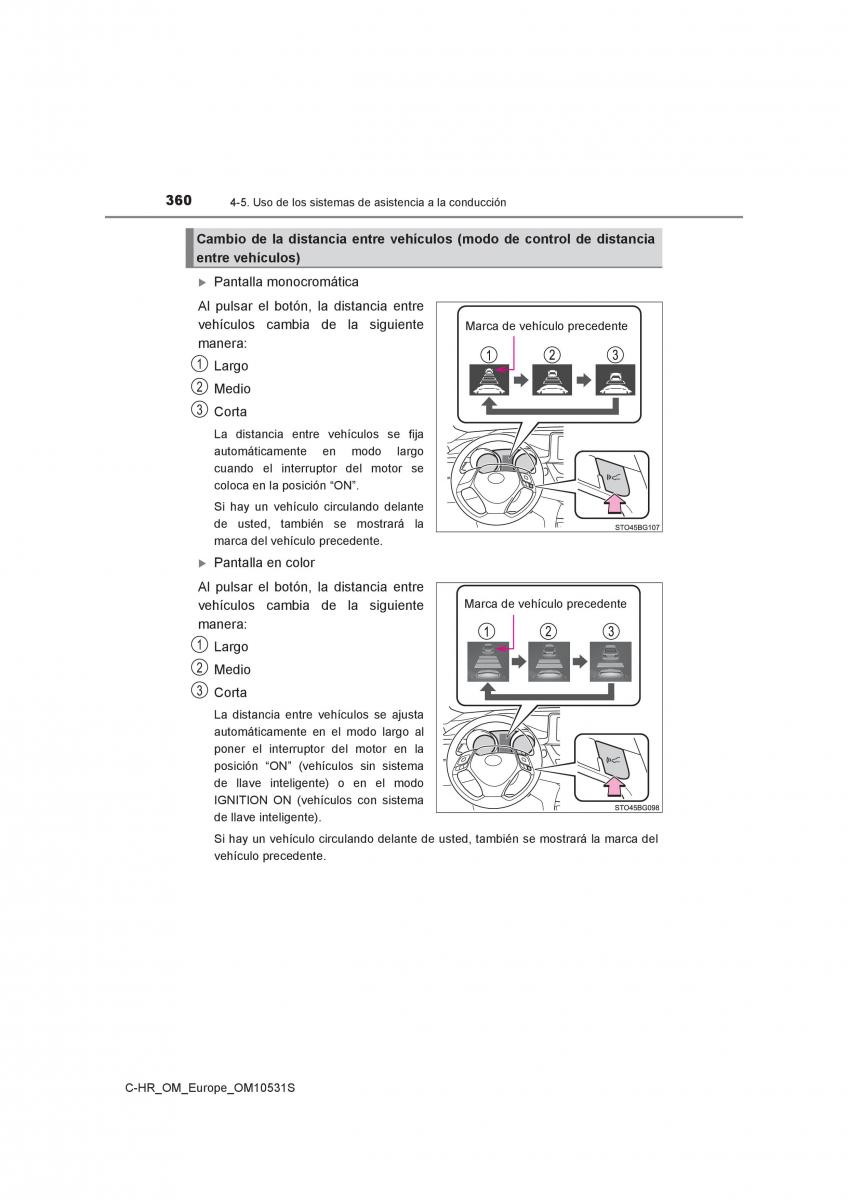 Toyota C HR manual del propietario / page 360