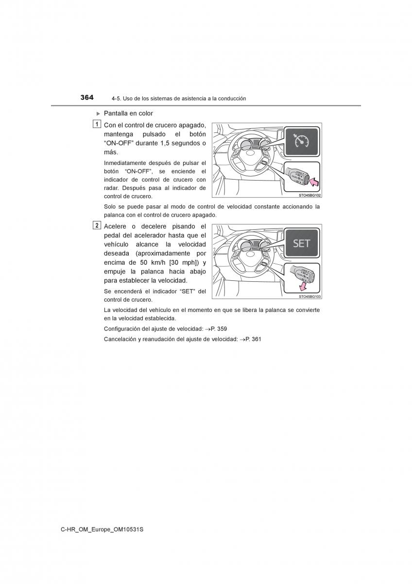 Toyota C HR manual del propietario / page 364