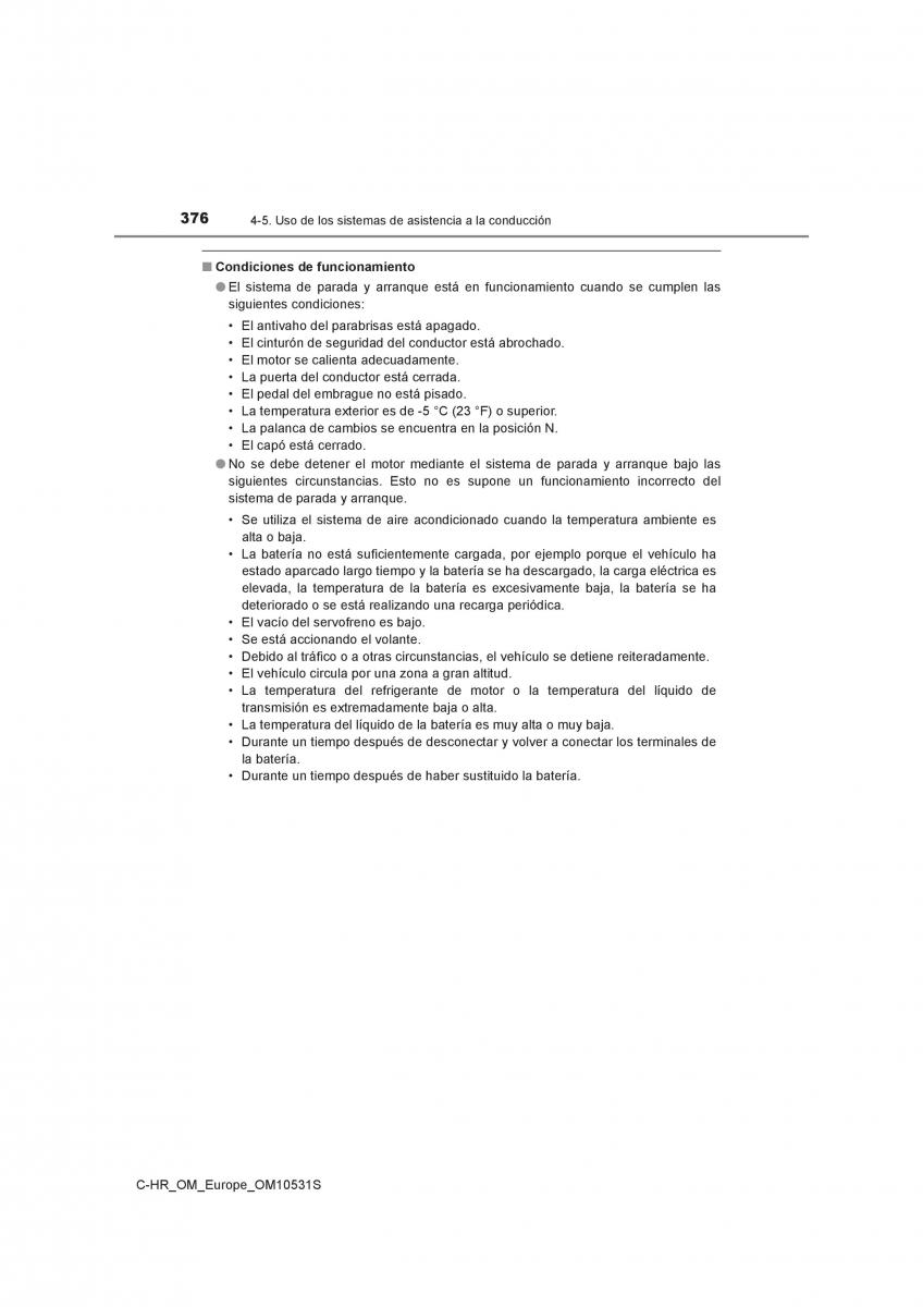 Toyota C HR manual del propietario / page 376