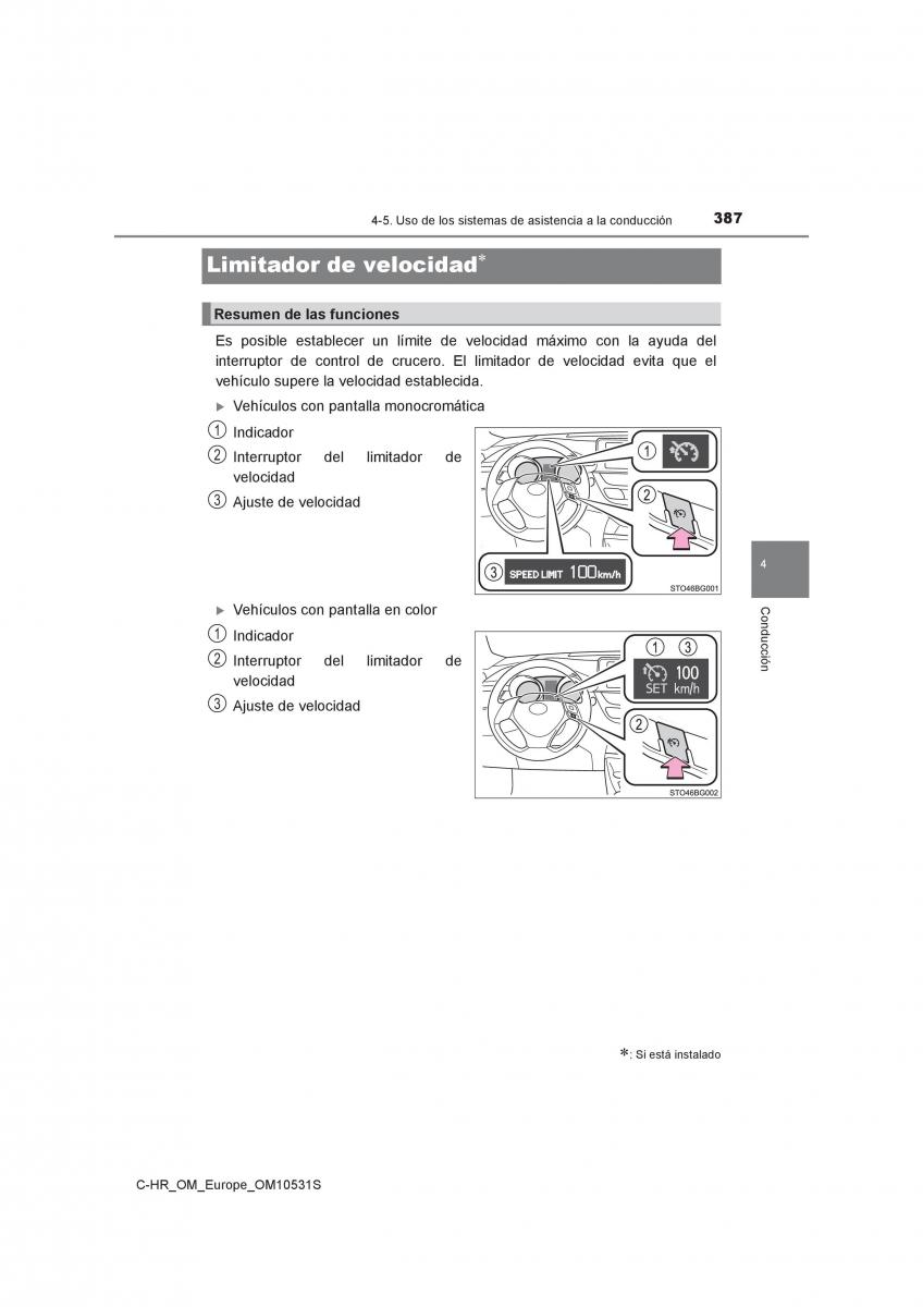 Toyota C HR manual del propietario / page 387