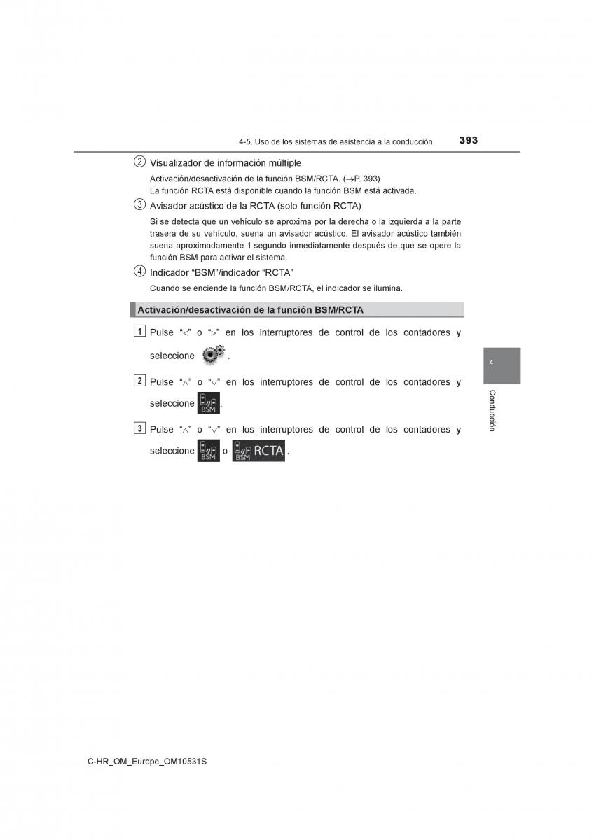 Toyota C HR manual del propietario / page 393