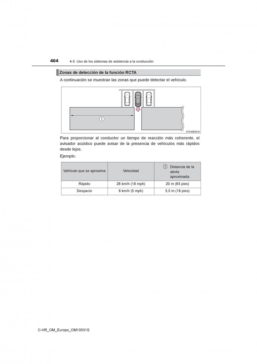 Toyota C HR manual del propietario / page 404