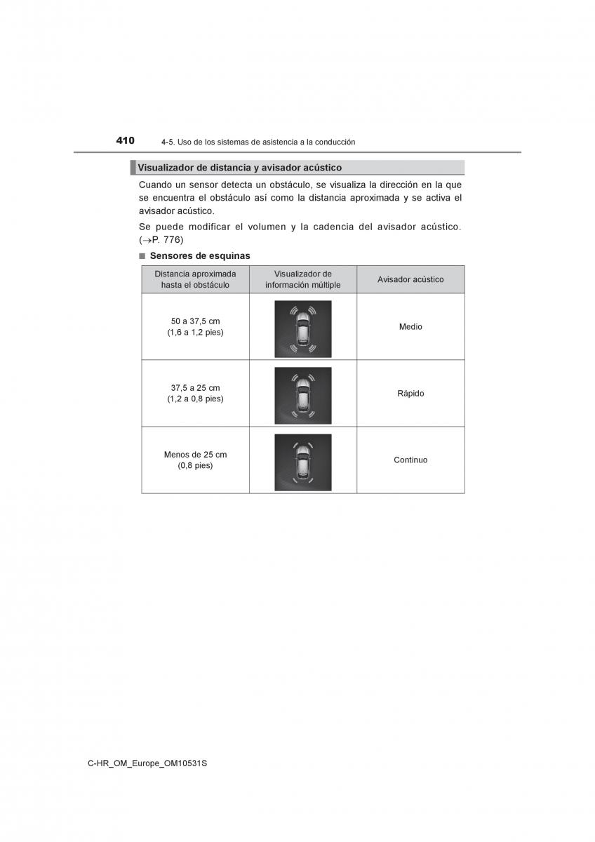 Toyota C HR manual del propietario / page 410