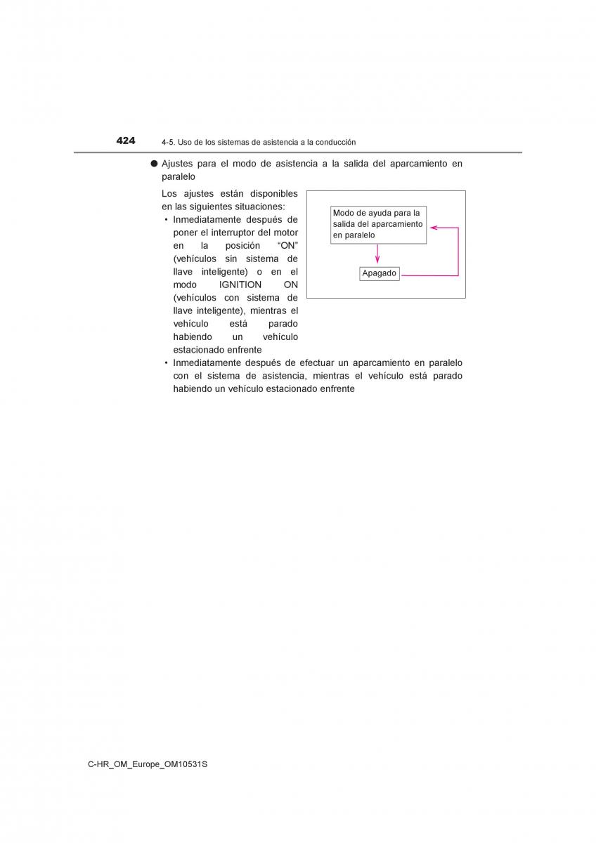 Toyota C HR manual del propietario / page 424