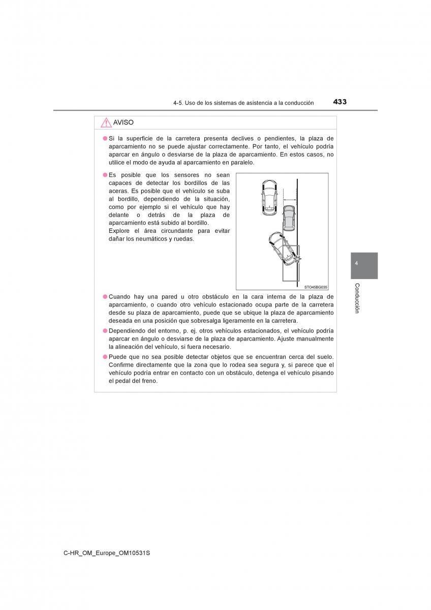 Toyota C HR manual del propietario / page 433