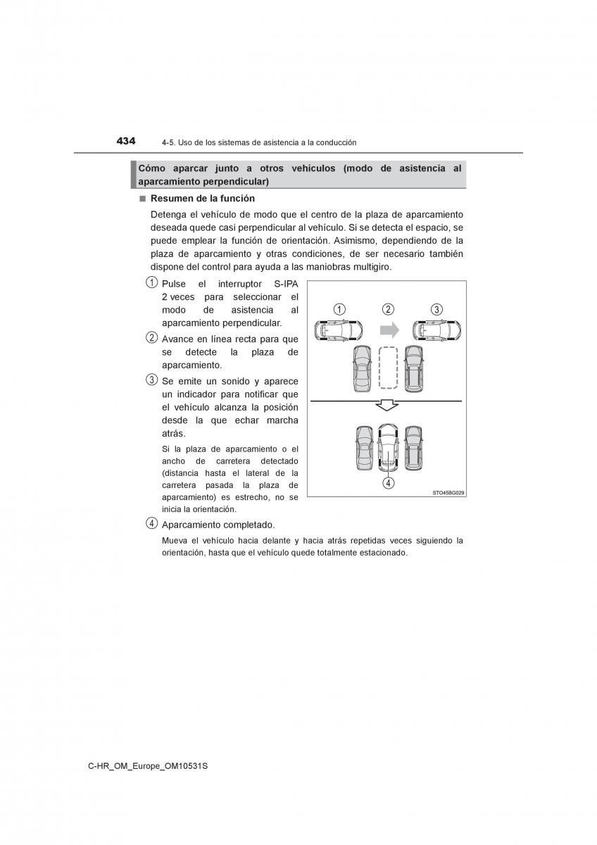 Toyota C HR manual del propietario / page 434