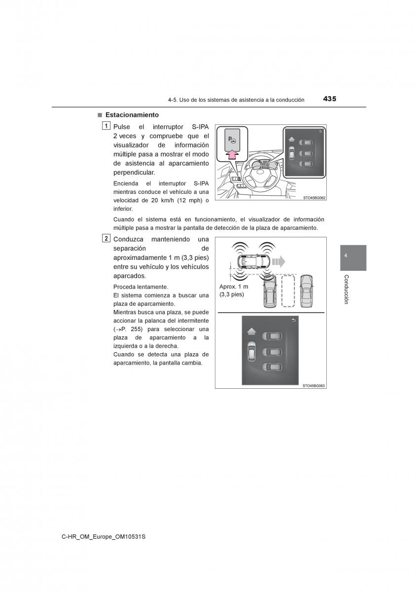 Toyota C HR manual del propietario / page 435