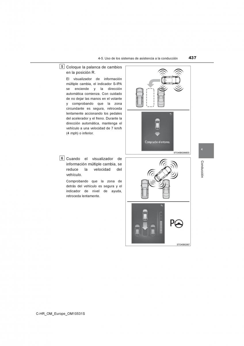 Toyota C HR manual del propietario / page 437