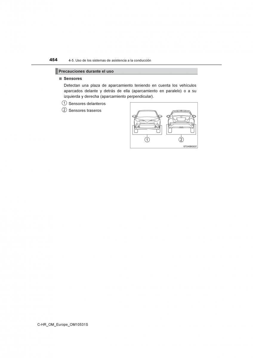 Toyota C HR manual del propietario / page 454