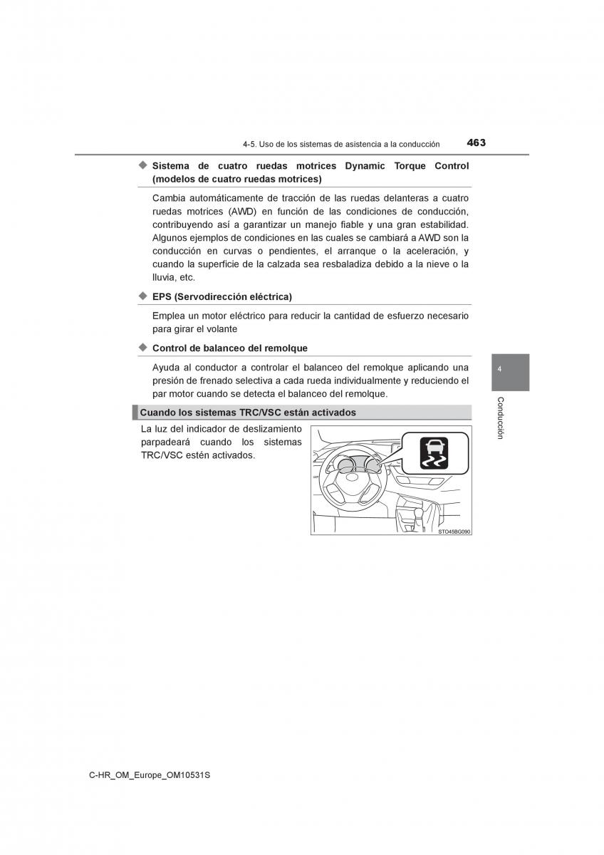 Toyota C HR manual del propietario / page 463