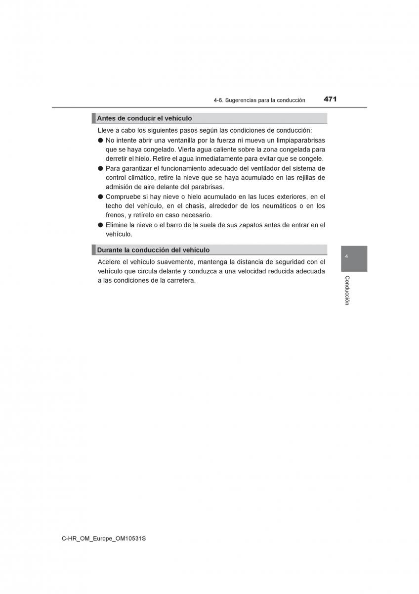 Toyota C HR manual del propietario / page 471