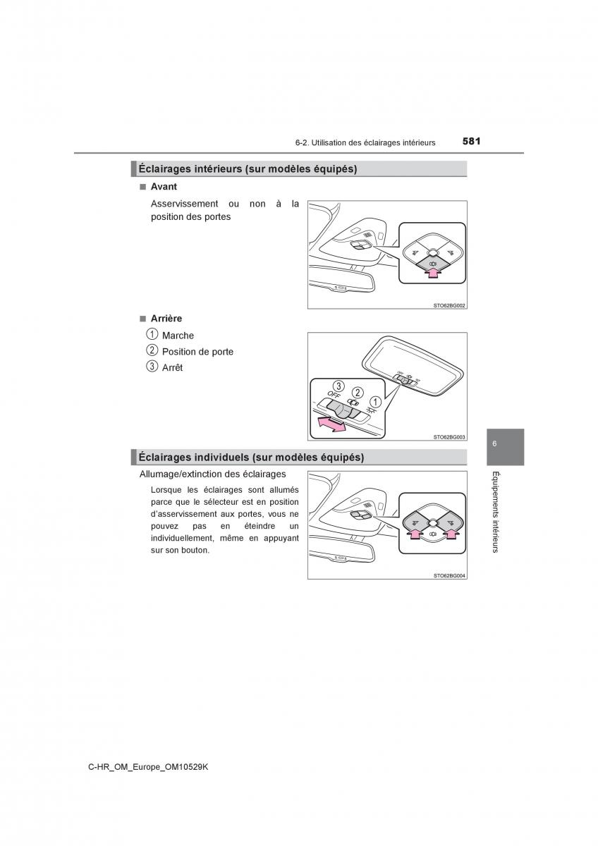 Toyota C HR manuel du proprietaire / page 581