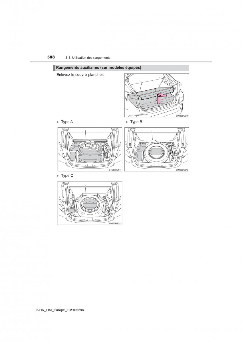 Toyota C HR manuel du proprietaire / page 588