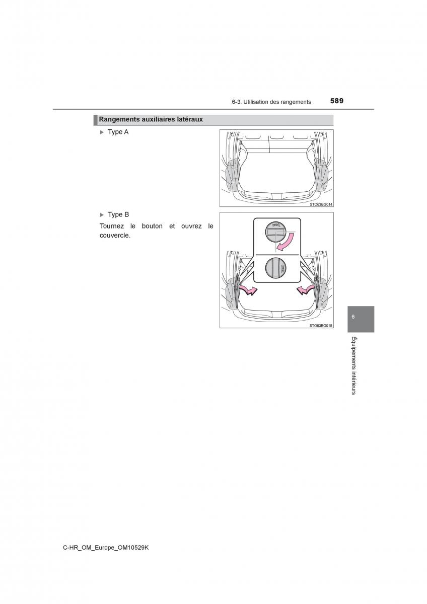 Toyota C HR manuel du proprietaire / page 589