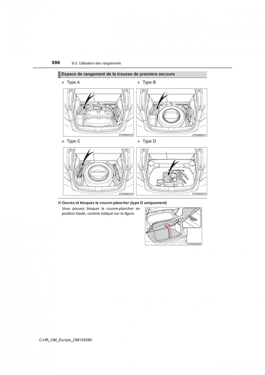 Toyota C HR manuel du proprietaire / page 590