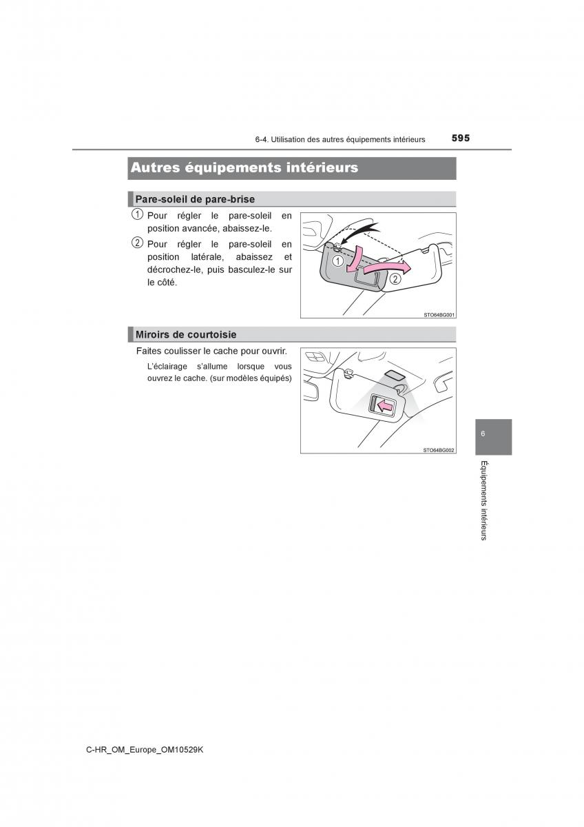 Toyota C HR manuel du proprietaire / page 595