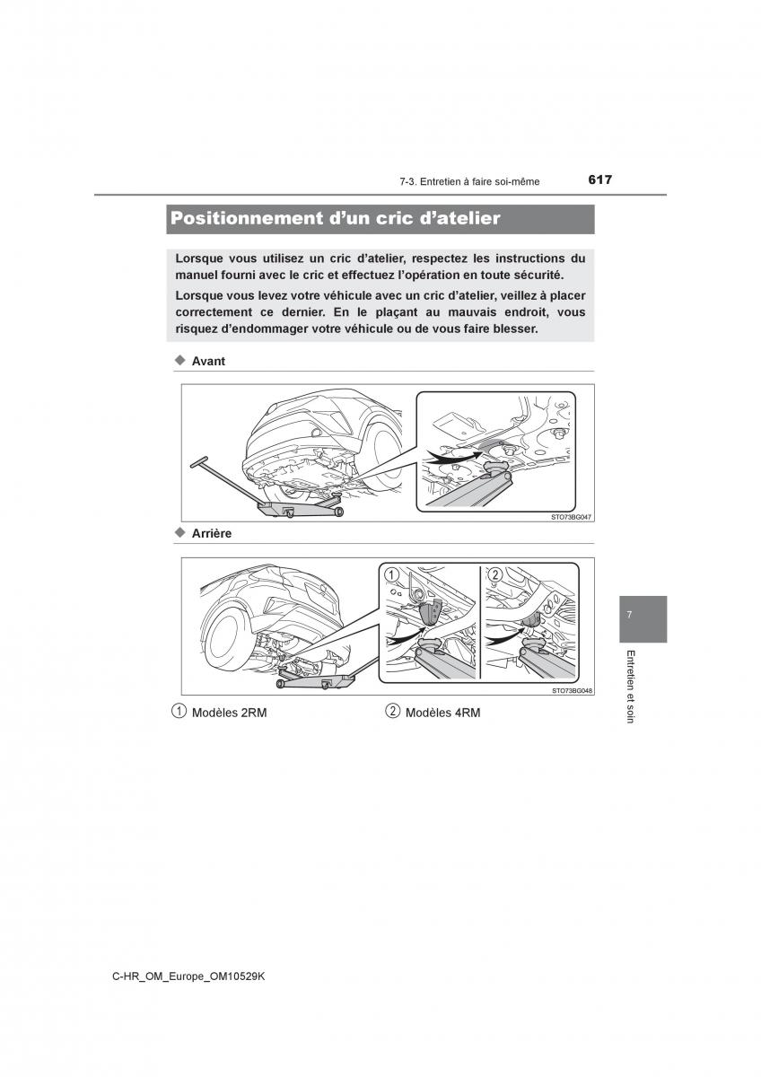 Toyota C HR manuel du proprietaire / page 617