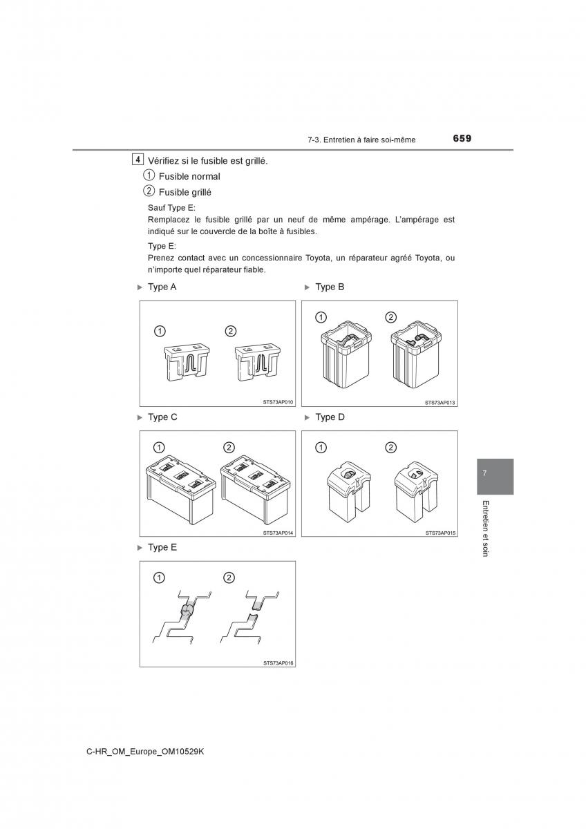 Toyota C HR manuel du proprietaire / page 659