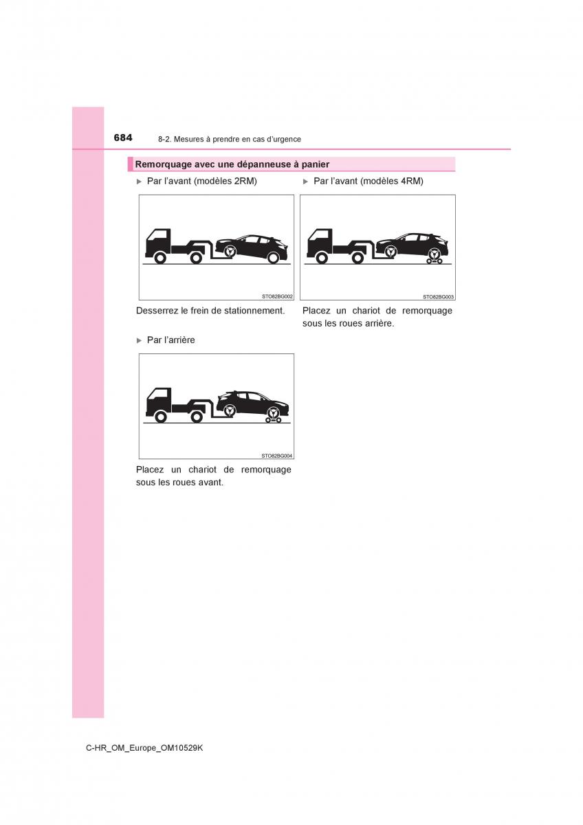 Toyota C HR manuel du proprietaire / page 684