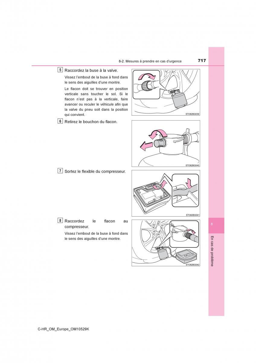 Toyota C HR manuel du proprietaire / page 717