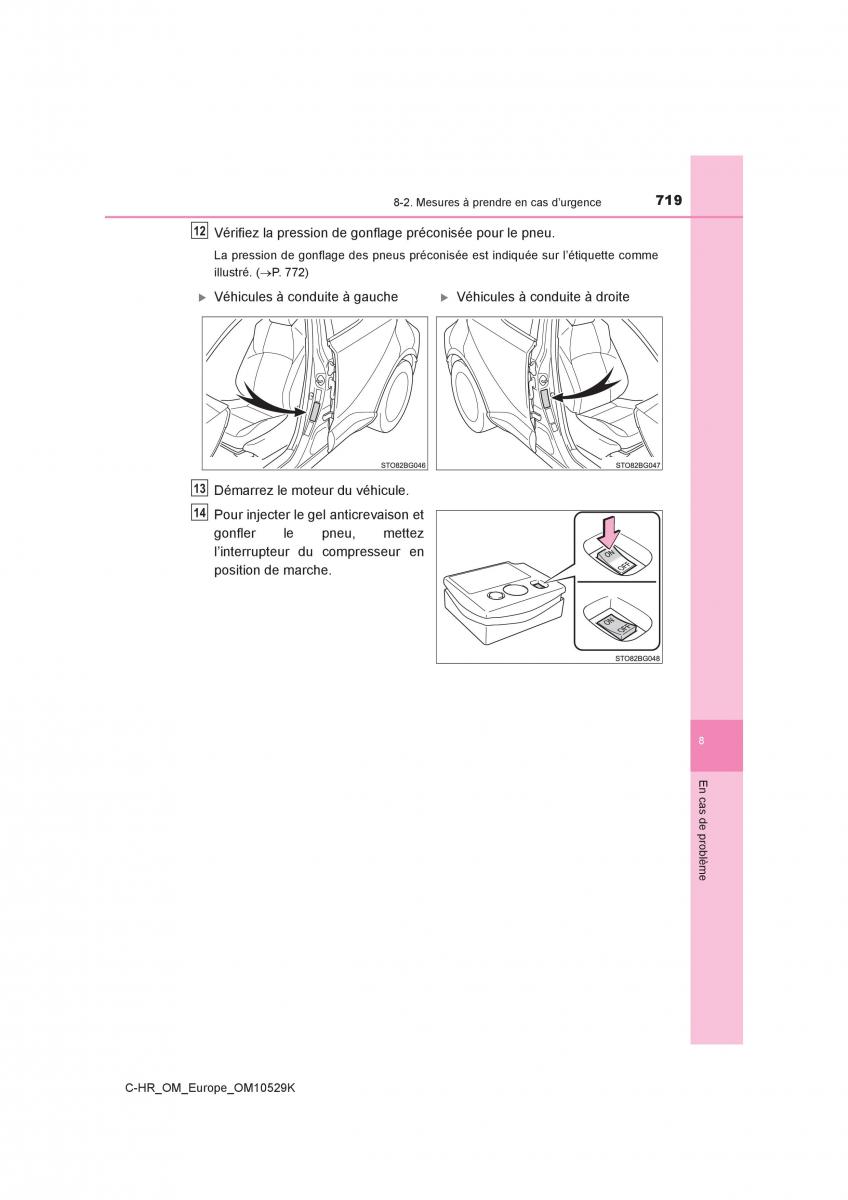 Toyota C HR manuel du proprietaire / page 719