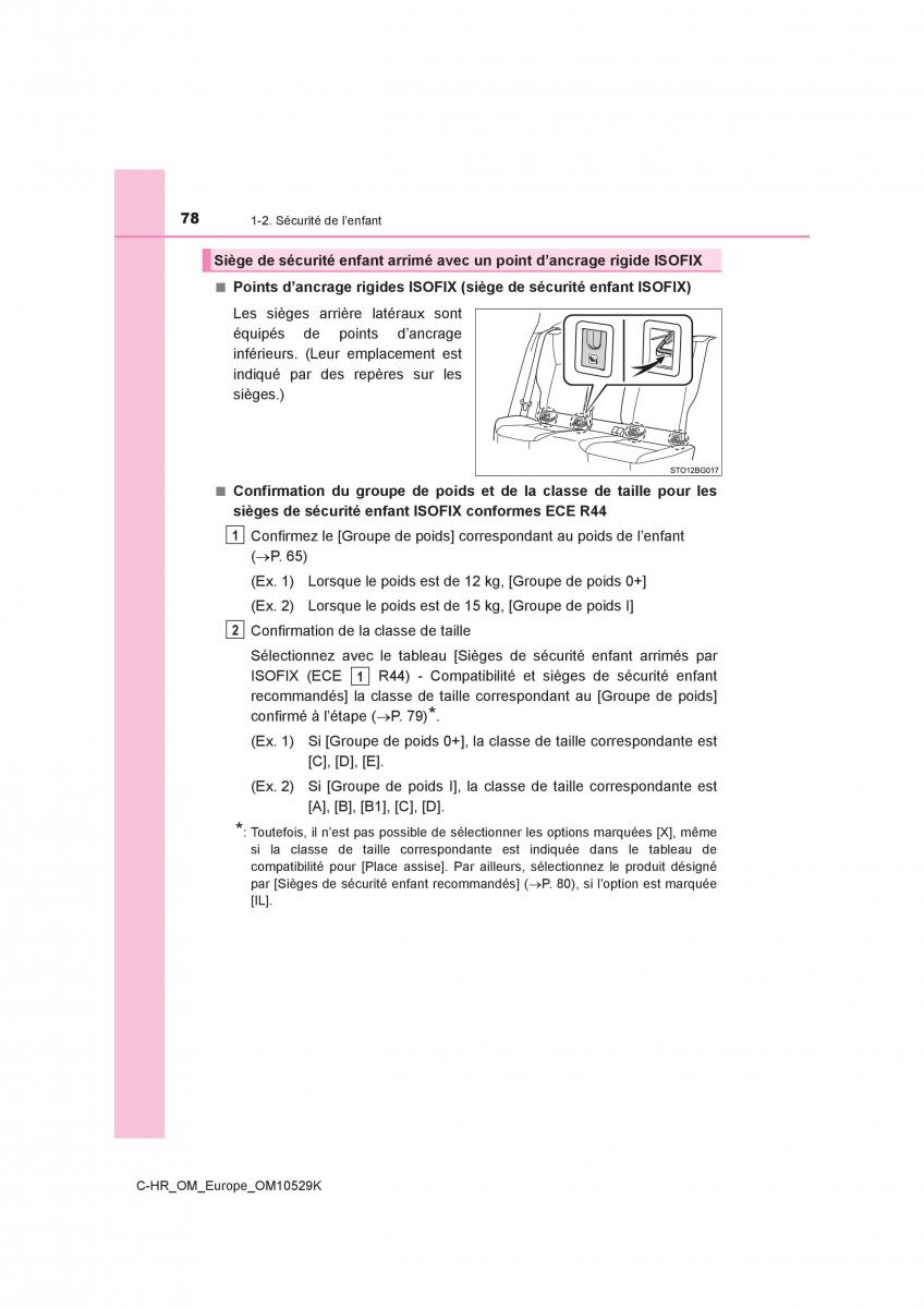 Toyota C HR manuel du proprietaire / page 78