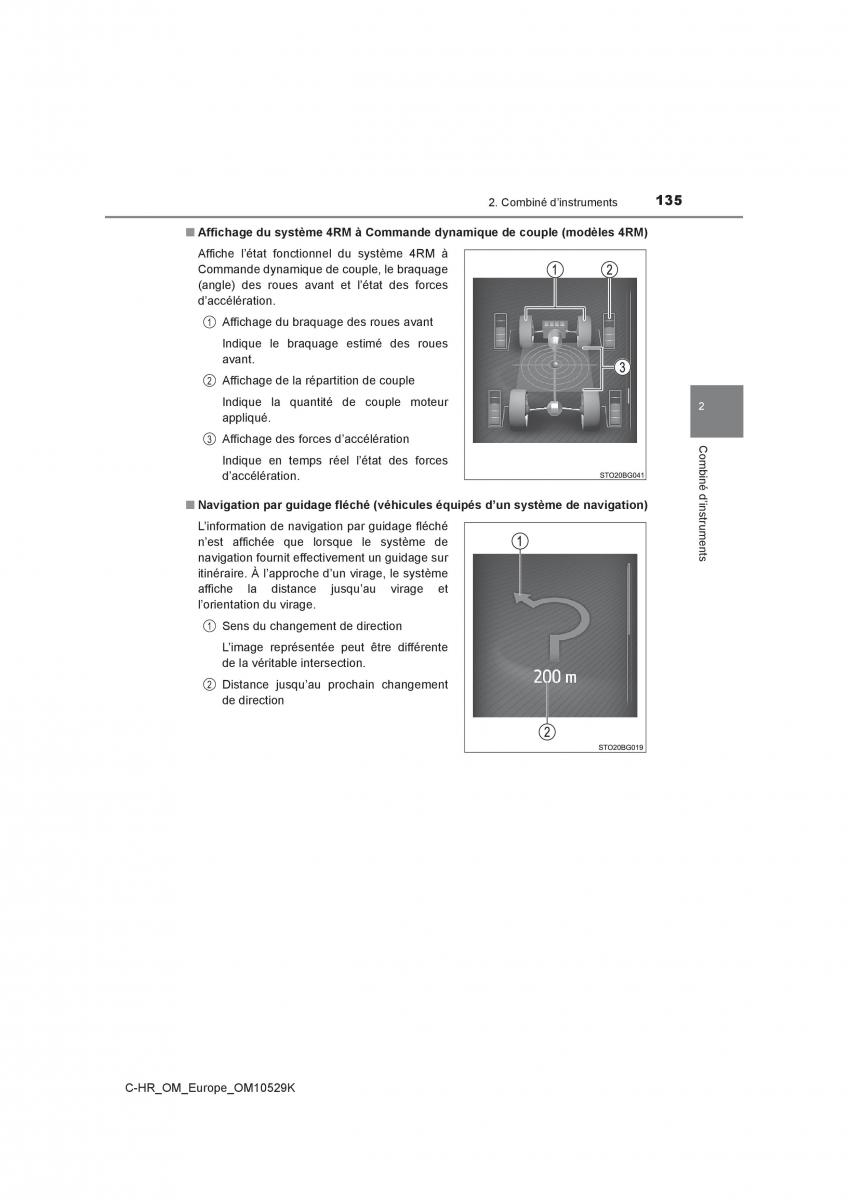 Toyota C HR manuel du proprietaire / page 135