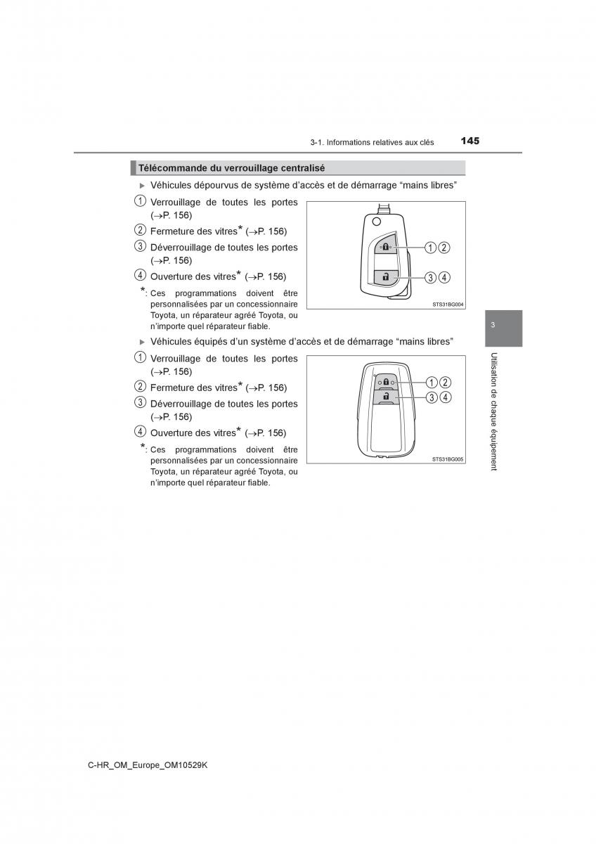 Toyota C HR manuel du proprietaire / page 145