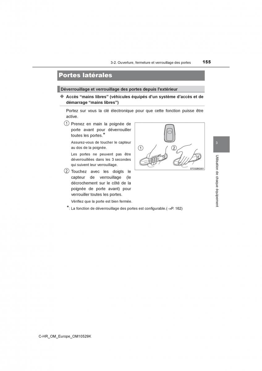 Toyota C HR manuel du proprietaire / page 155