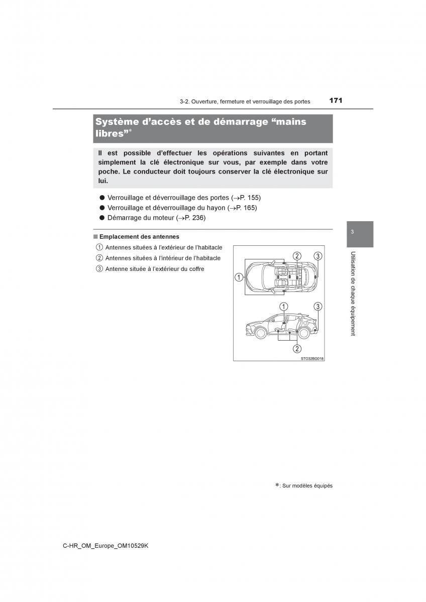 Toyota C HR manuel du proprietaire / page 171