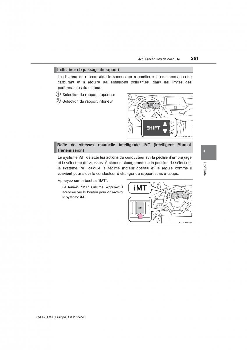 Toyota C HR manuel du proprietaire / page 251