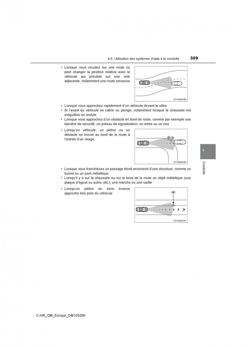 Toyota C HR manuel du proprietaire / page 309