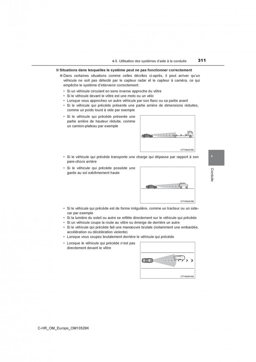 Toyota C HR manuel du proprietaire / page 311