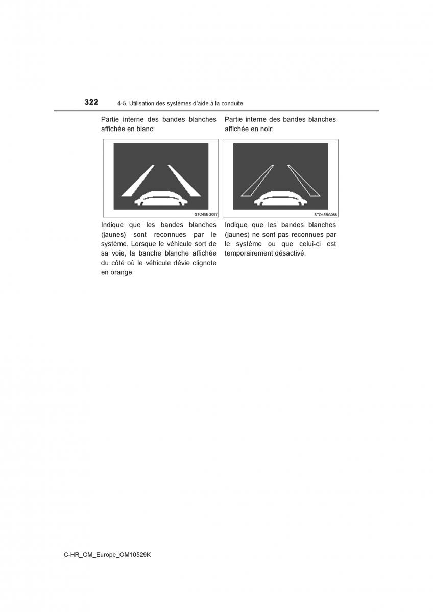 Toyota C HR manuel du proprietaire / page 322