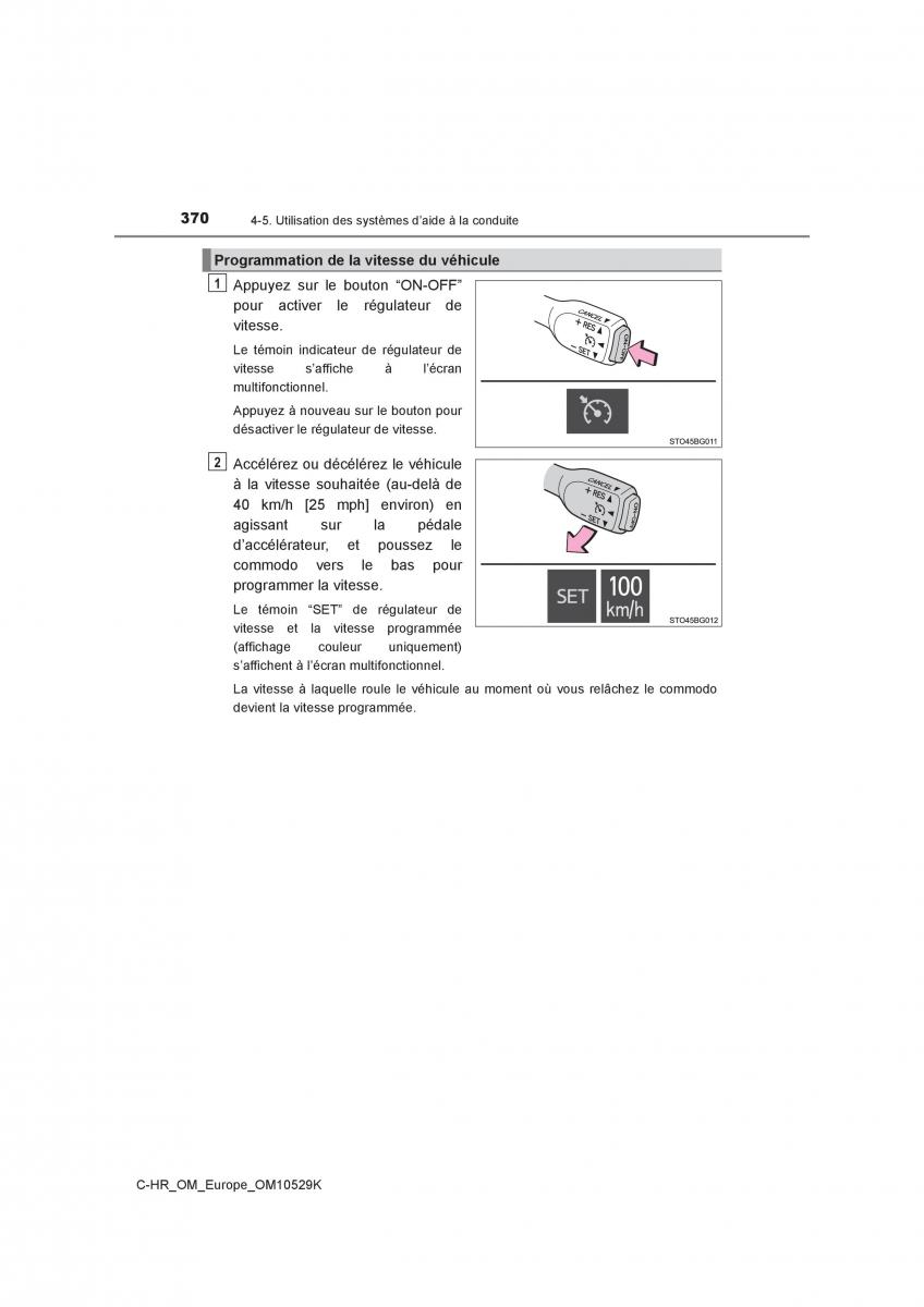 Toyota C HR manuel du proprietaire / page 370