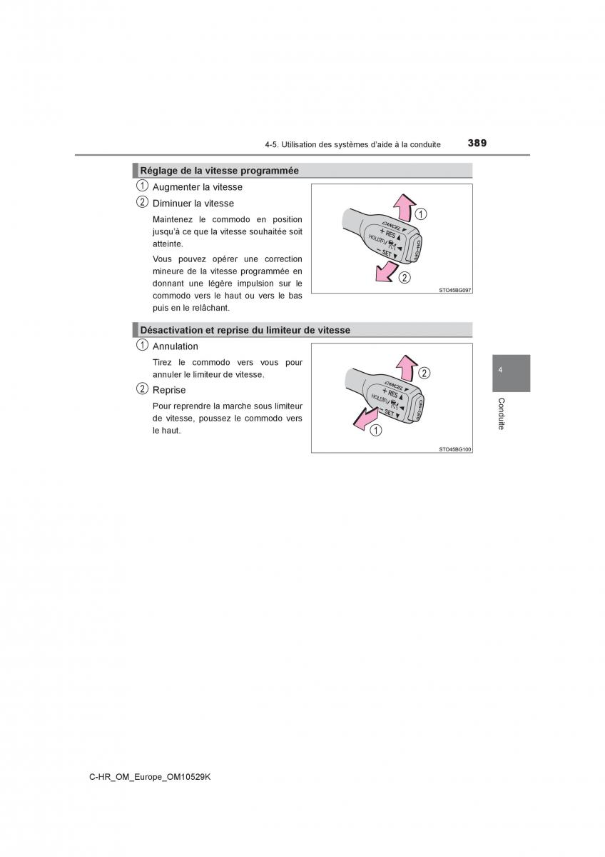 Toyota C HR manuel du proprietaire / page 389