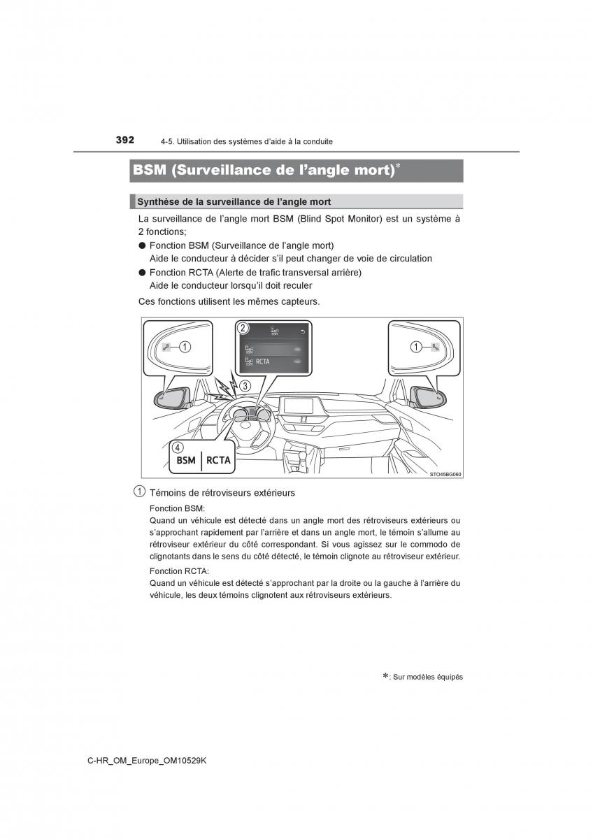 Toyota C HR manuel du proprietaire / page 392