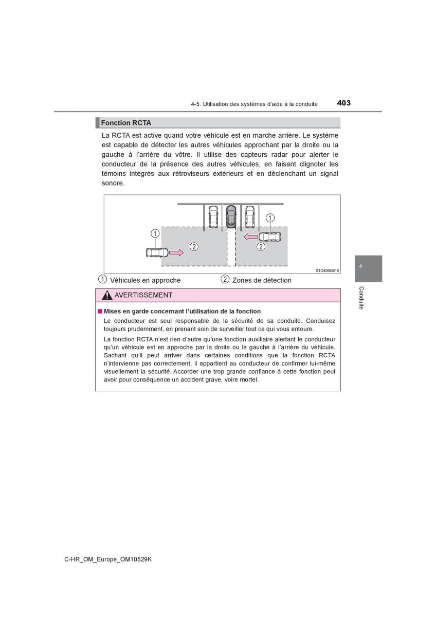 Toyota C HR manuel du proprietaire / page 403